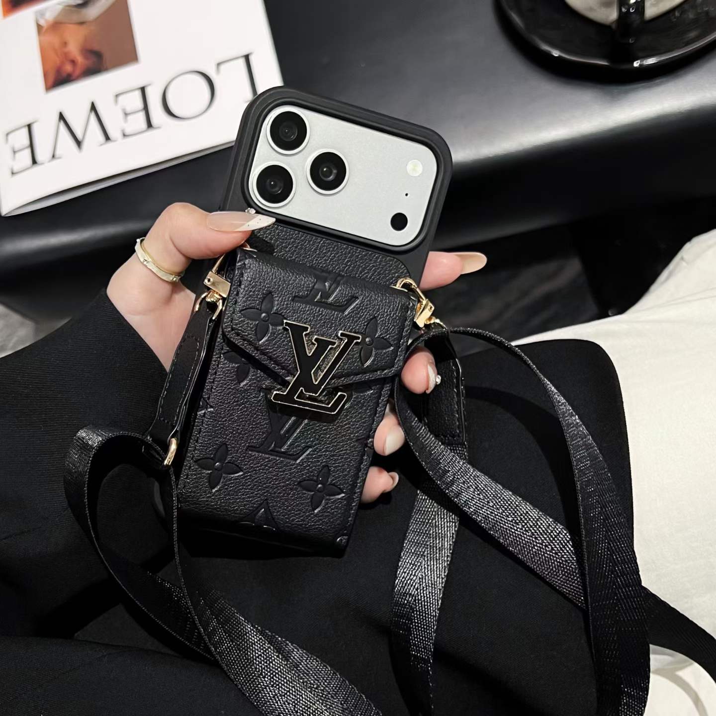 New Leather Crossbody Phone Case