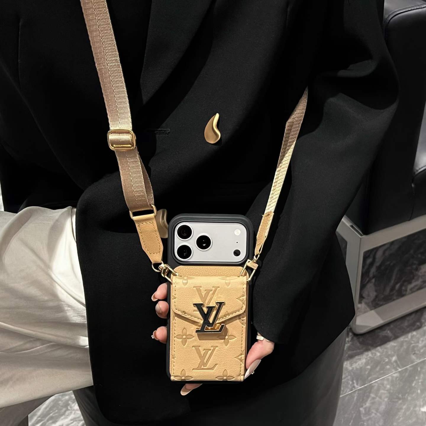 New Leather Crossbody Phone Case