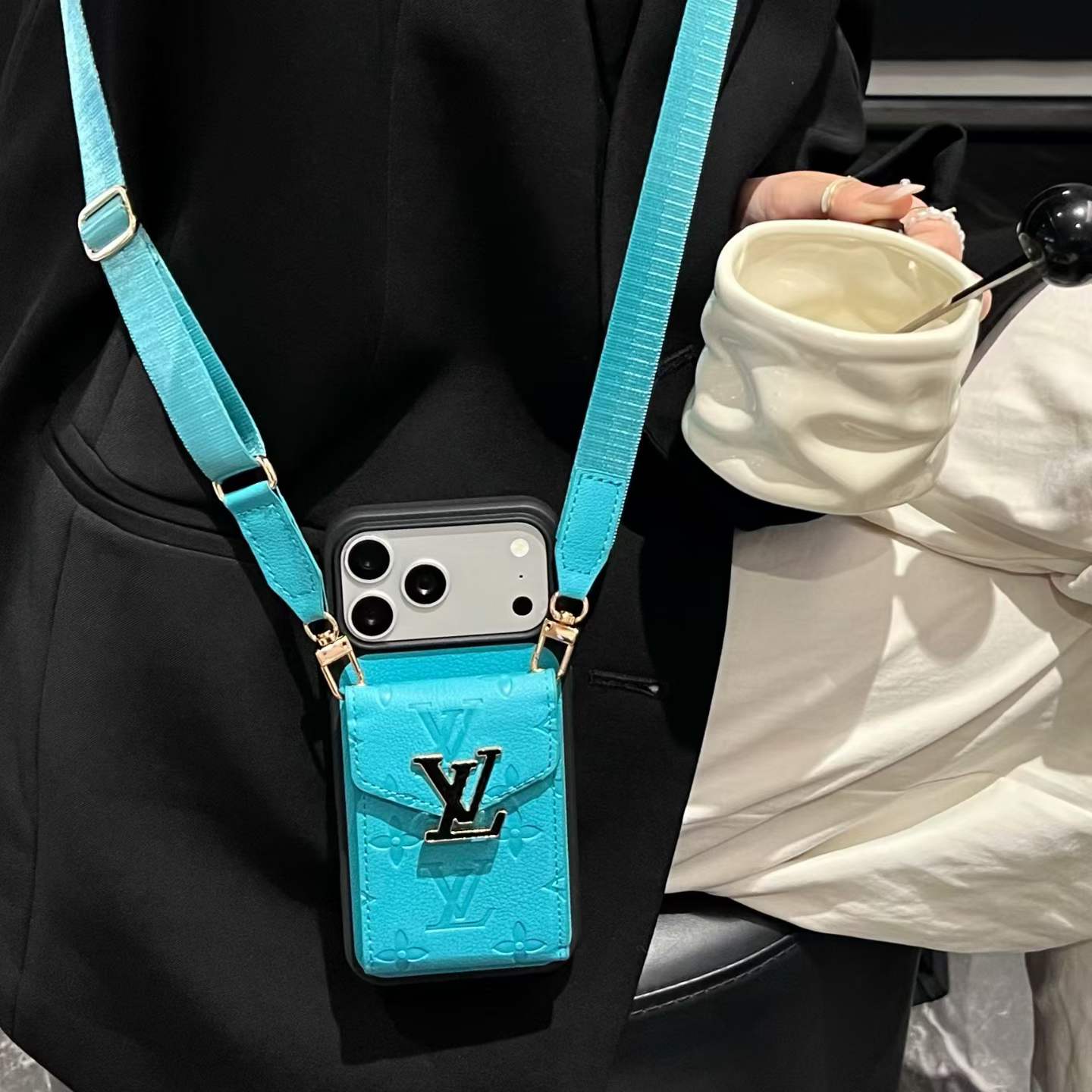 New Leather Crossbody Phone Case