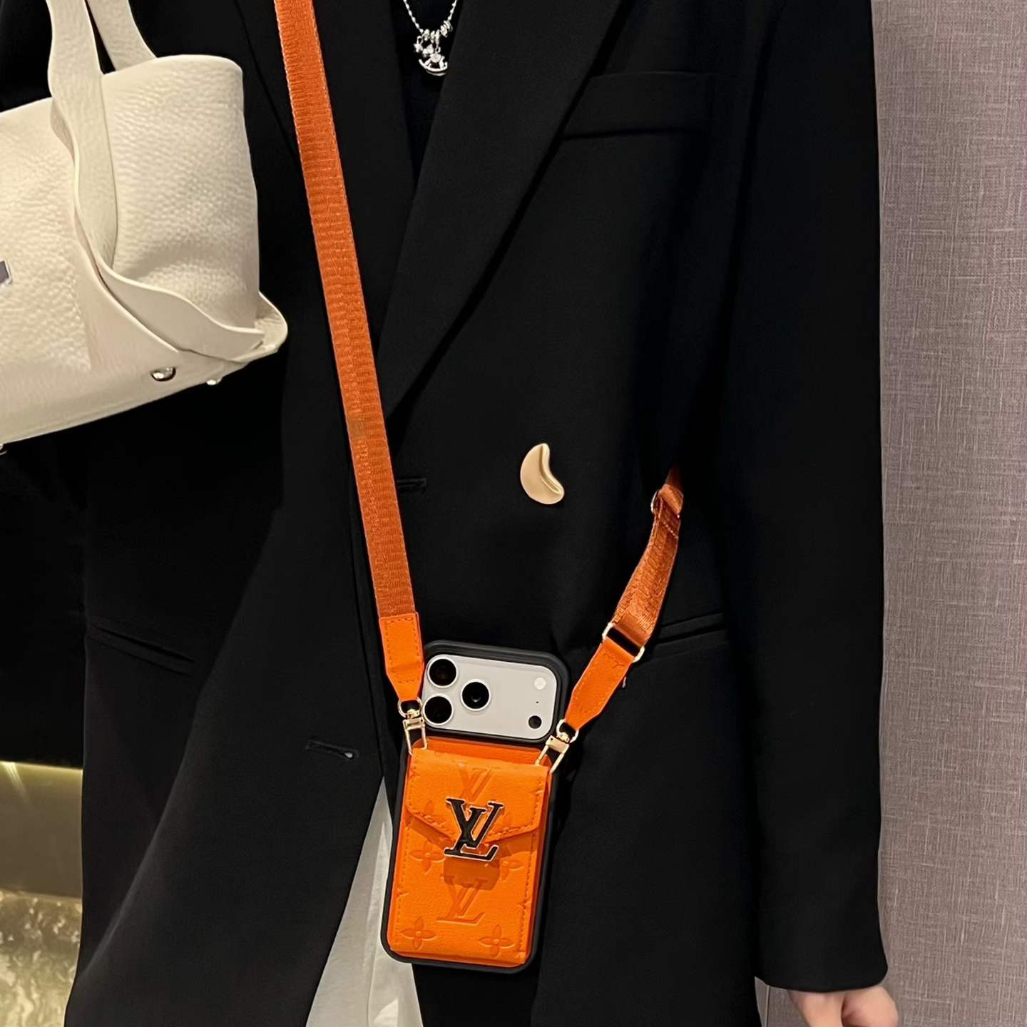 New Leather Crossbody Phone Case