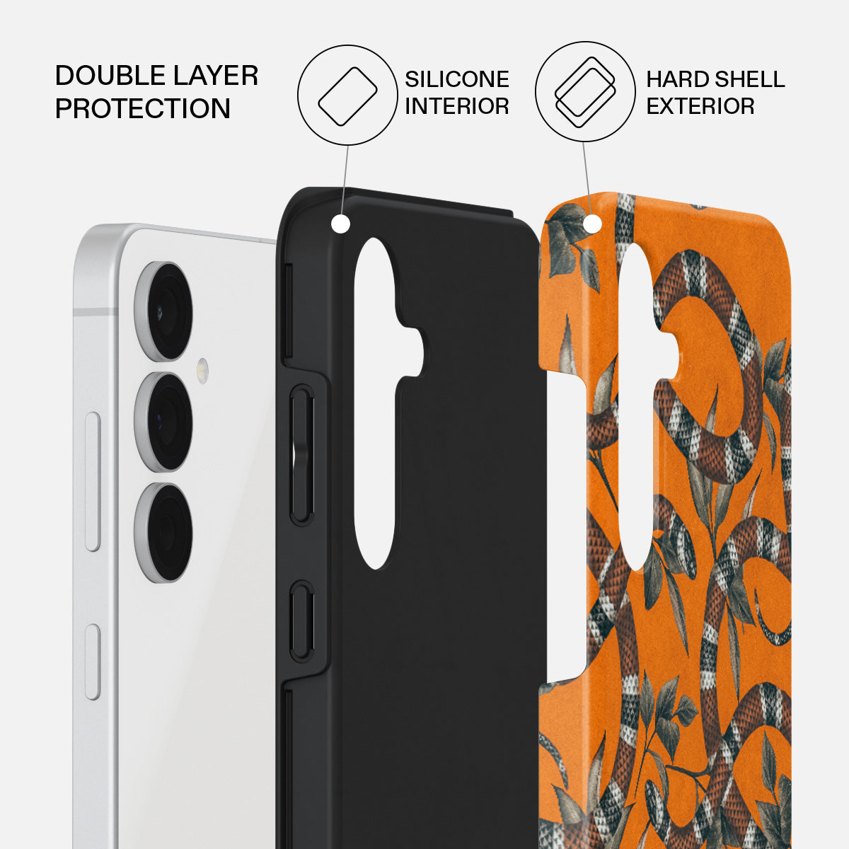 Bitter Apricot - Snake Samsung Galaxy S25 FE Case