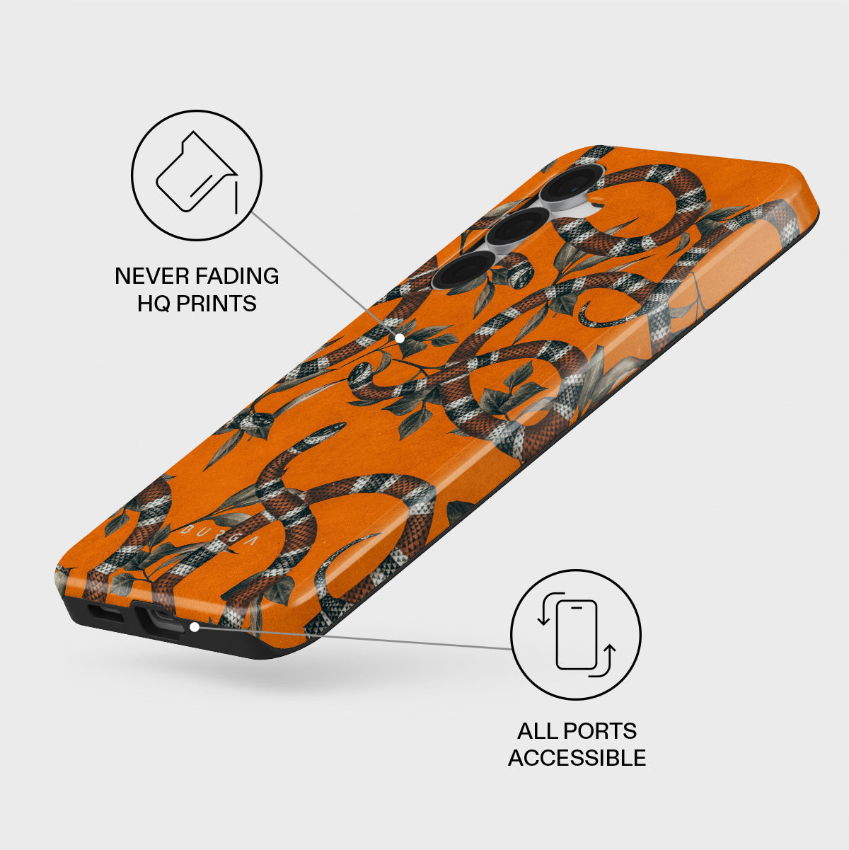 Bitter Apricot - Snake Samsung Galaxy S25 FE Case