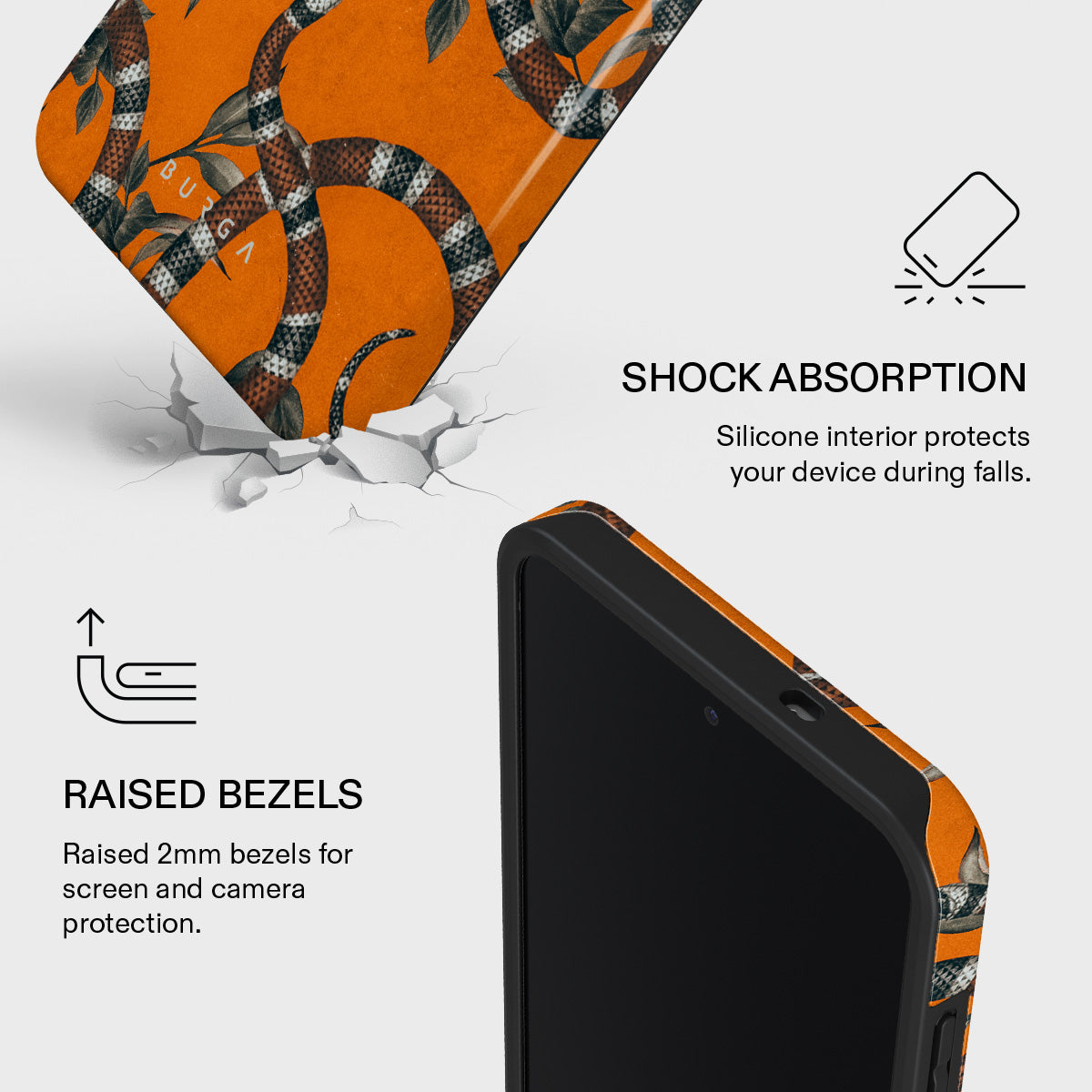 Bitter Apricot - Snake Samsung Galaxy S25 FE Case