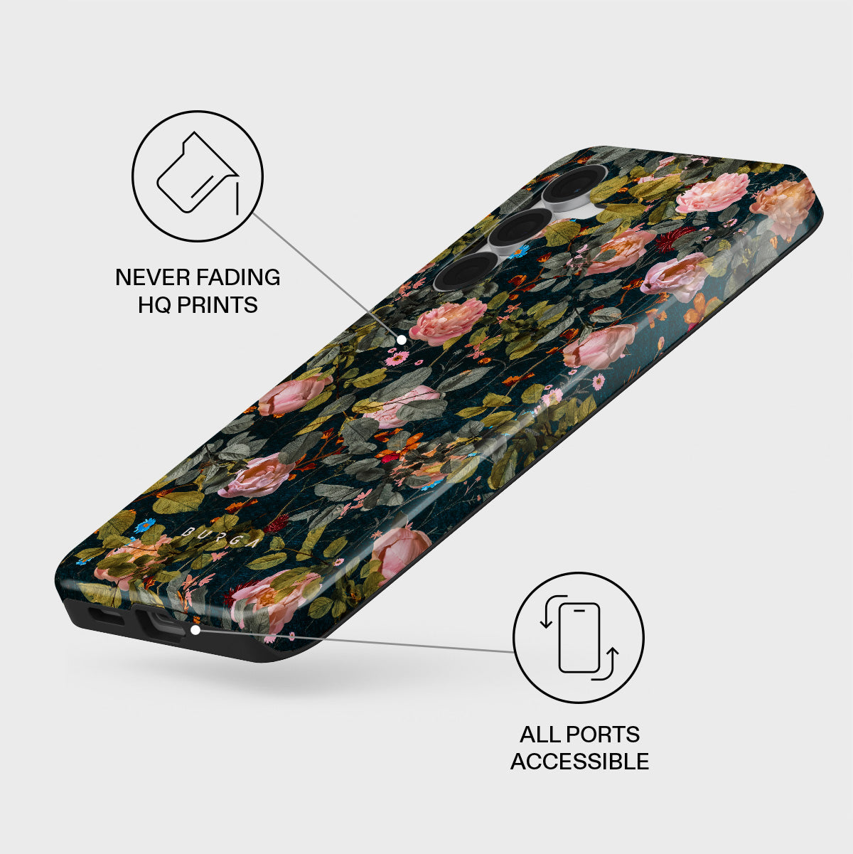 Bloomy Garden - Vintage Samsung Galaxy S25 FE Case